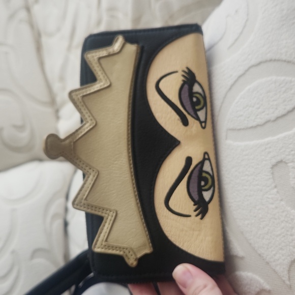 Loungefly Evil Queen Mini Bag Set - Black, Purple, Gold - Picture 4 of 9